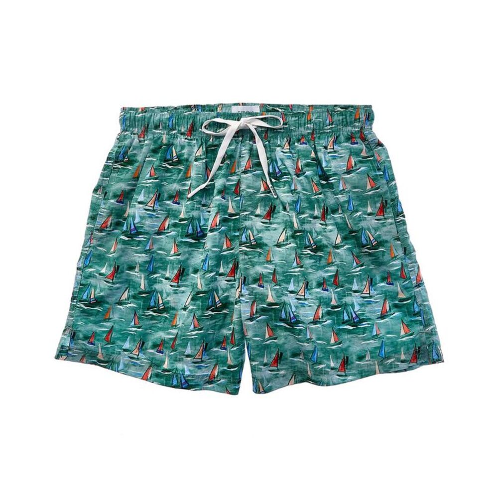 Eton Mens  Boat Swim Short, Green